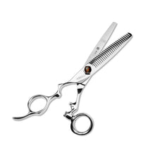 Load image into Gallery viewer, Above ErgoS Left 27TT Texturizer Swivel Shears – 6.0