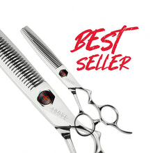 Load image into Gallery viewer, Above Ergo 35T No-Line Blender Hair Cutting Shears – 6.00