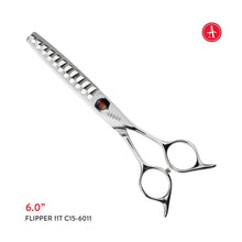 Load image into Gallery viewer, Above Flipper 11T Texturizing Hair Cutting Shears – 6.0 (#20156011)